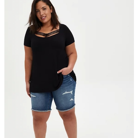 ❗SOLD❗Torrid Super Soft Strappy Swing Top 3x - Picture 2 of 5